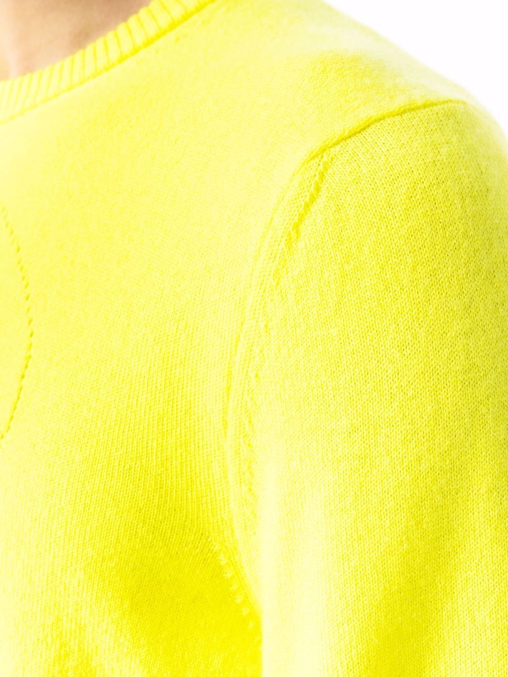 Skull pointelle-knit cashmere jumper - 5