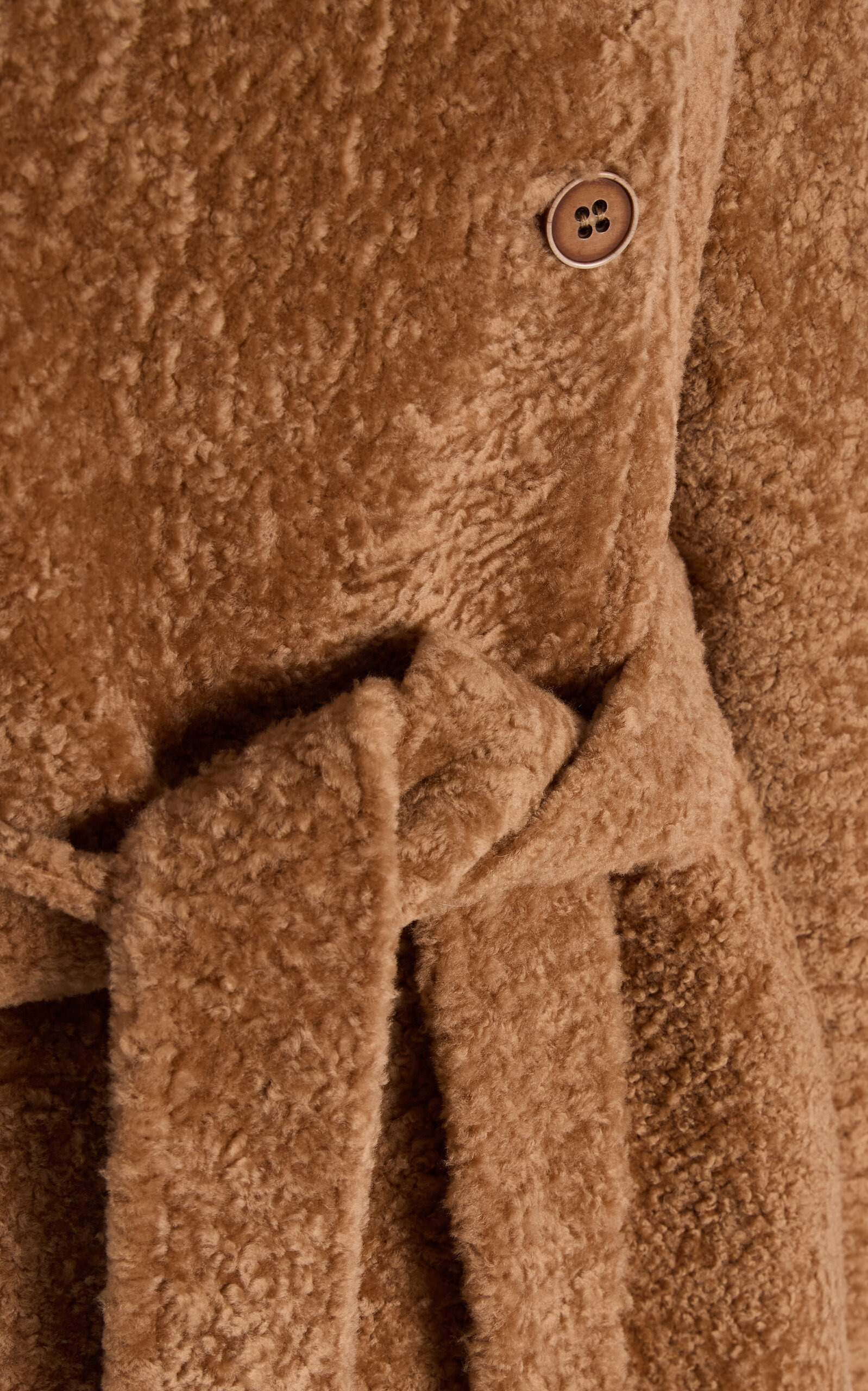 Sannie Reversible Shearling Coat brown - 9