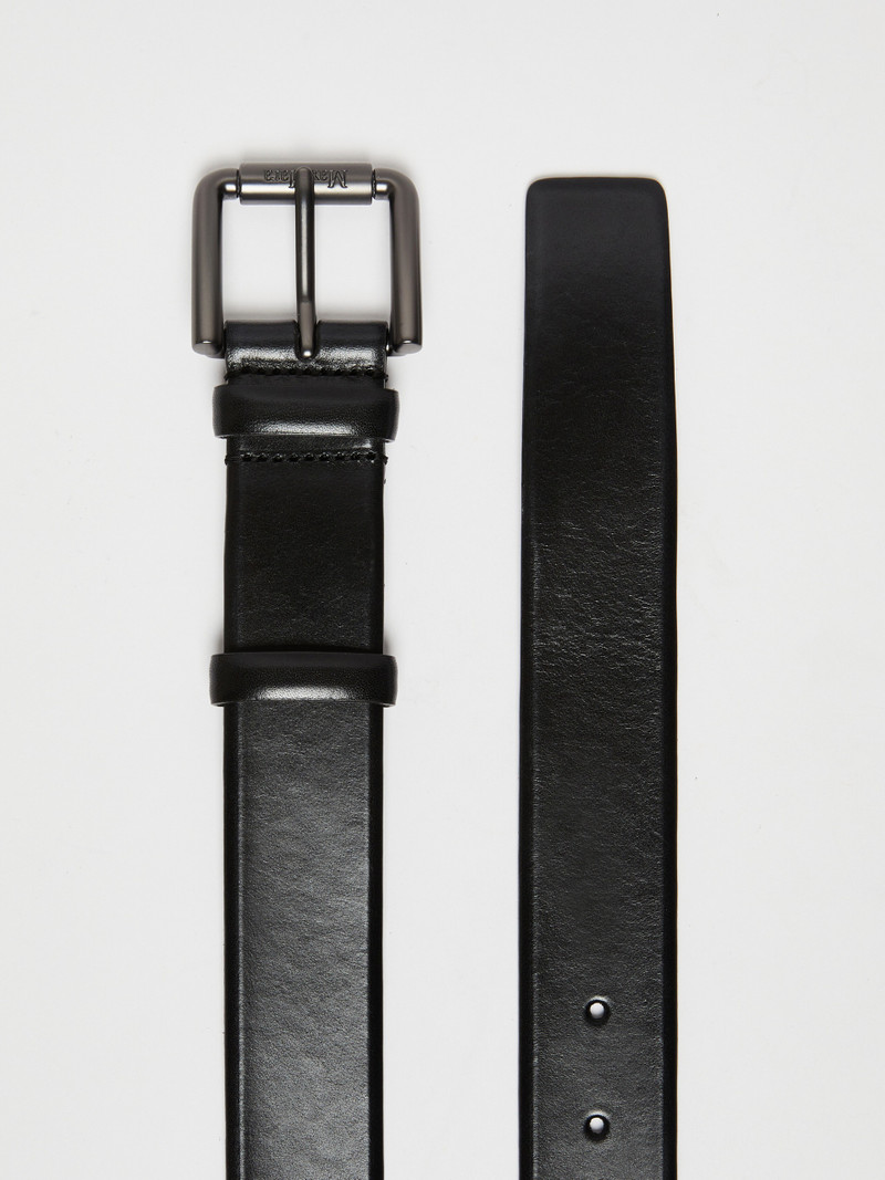 Max Mara WETLEATHER35 Buffed leather belt outlook
