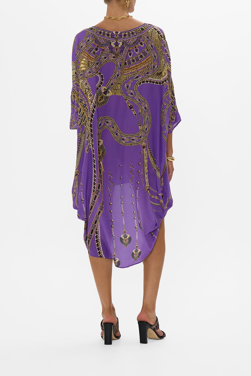 SCOOP BACK HEM DRESS - 4