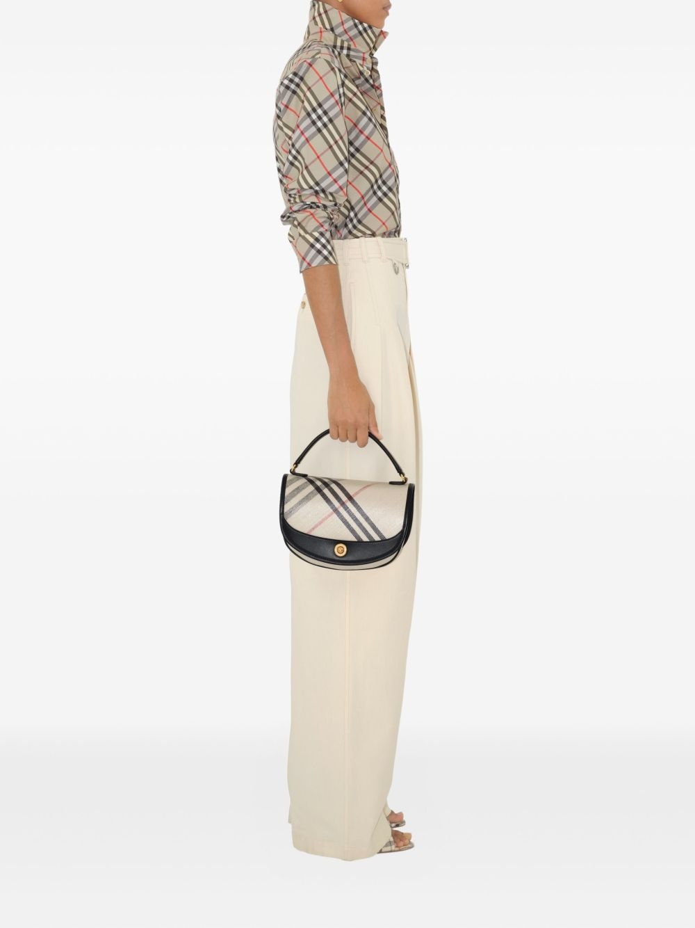 check-print shirt - 3