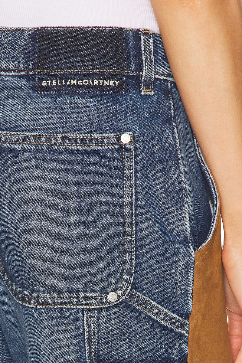 Stella McCartney Denim & Suede Jeans outlook