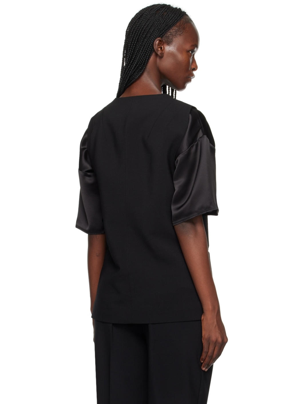 Black Tuxe Vest - 3