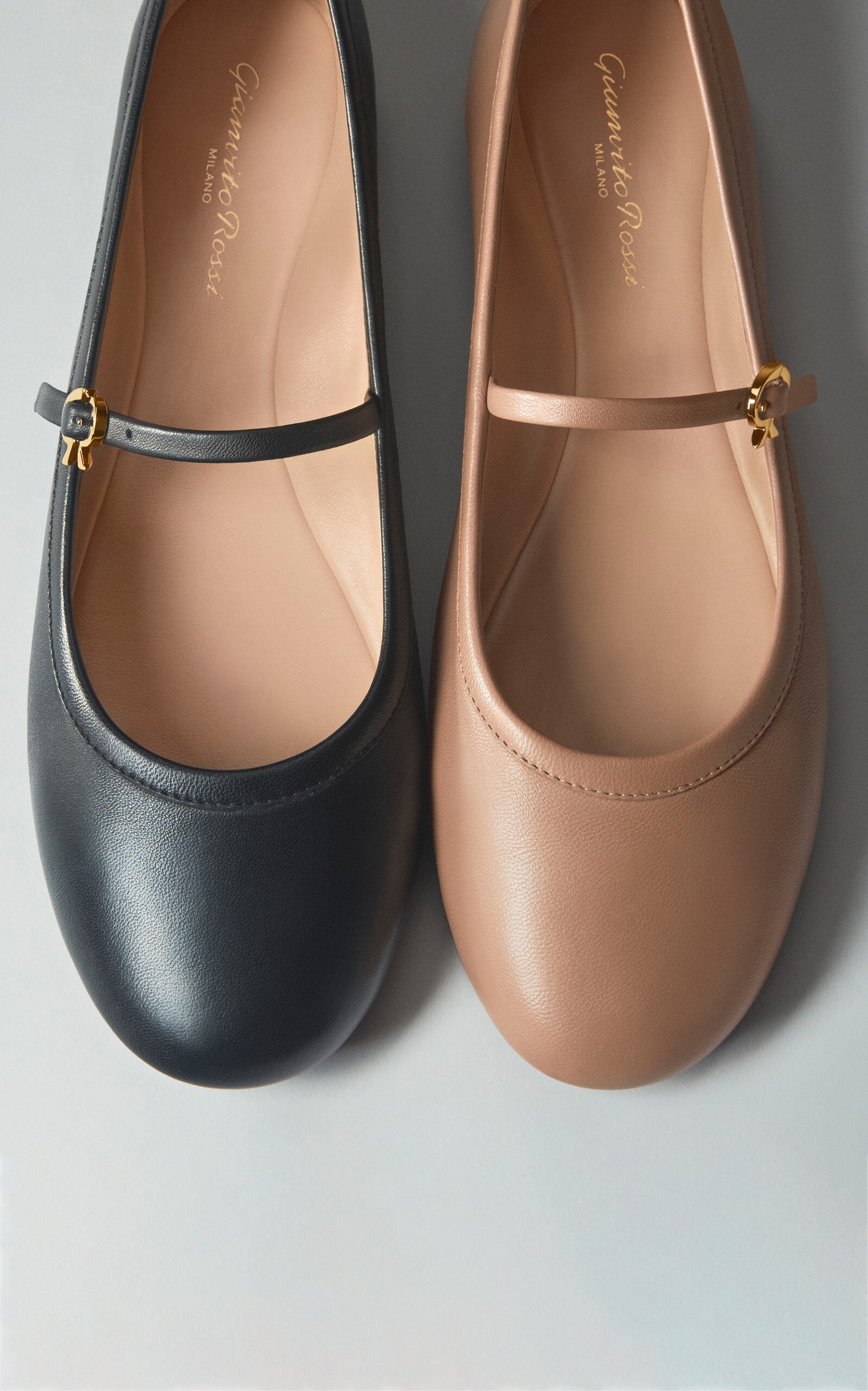 Carla Leather Ballet Flats nude - 5