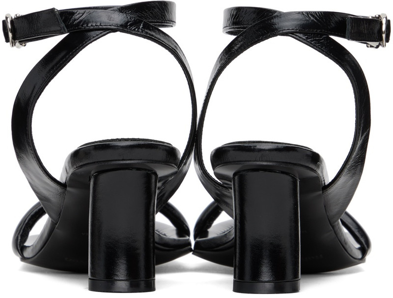 REIKE NEN Black Patent Heeled Sandals outlook