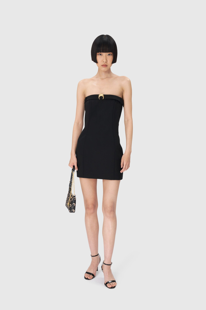Marine Serre Virgin Wool Twill Mini Dress outlook