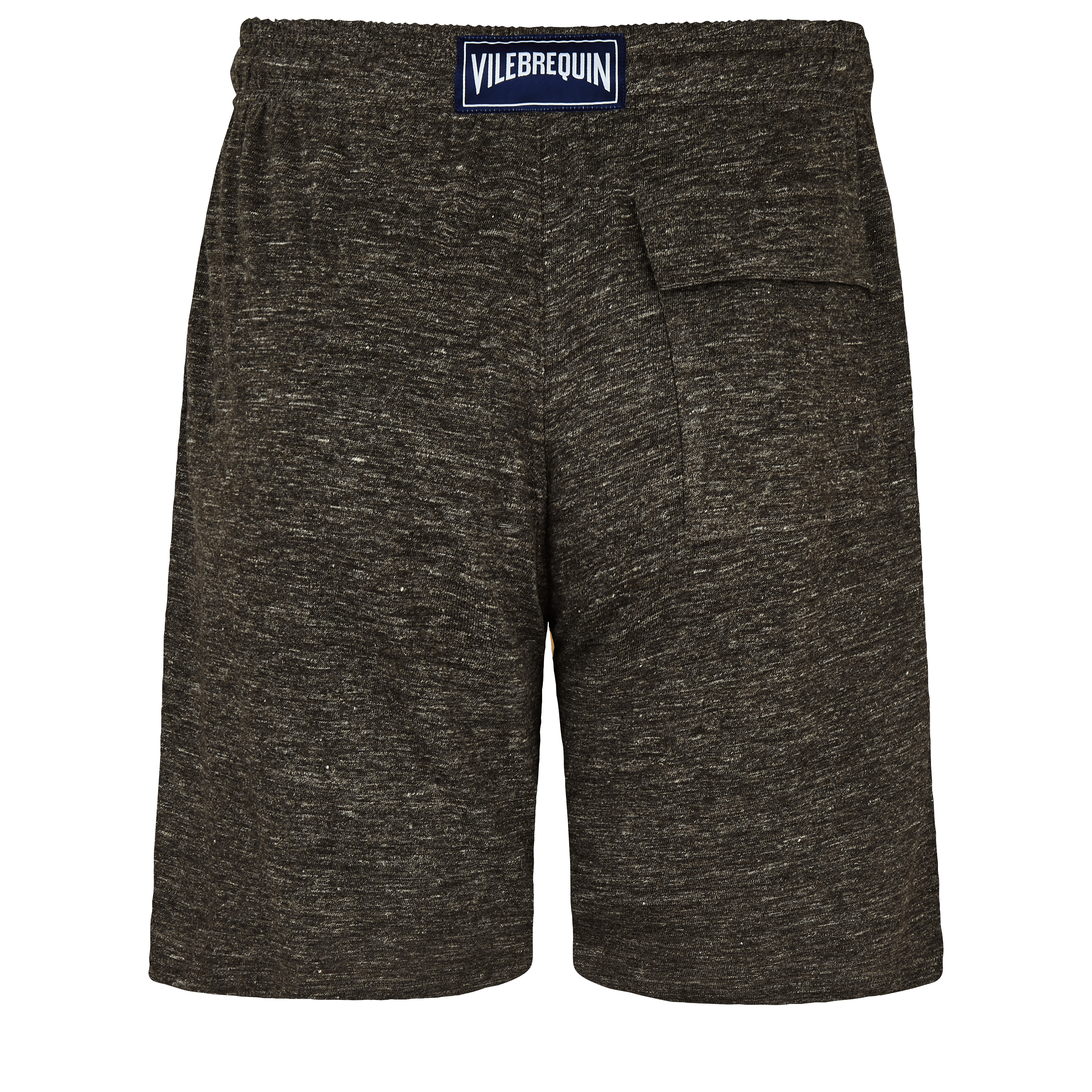 Unisex Linen Bermuda Shorts Solid - 2