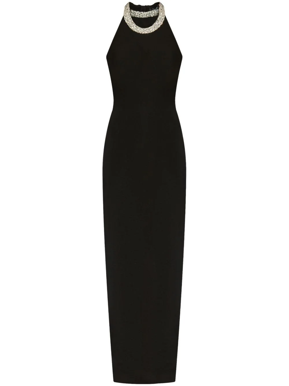 crystal-embellished maxi dress - 1