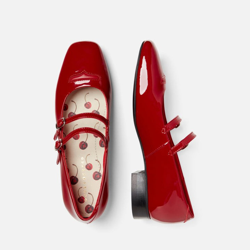 Ruby Red Patent Mary Jane - Women's 5