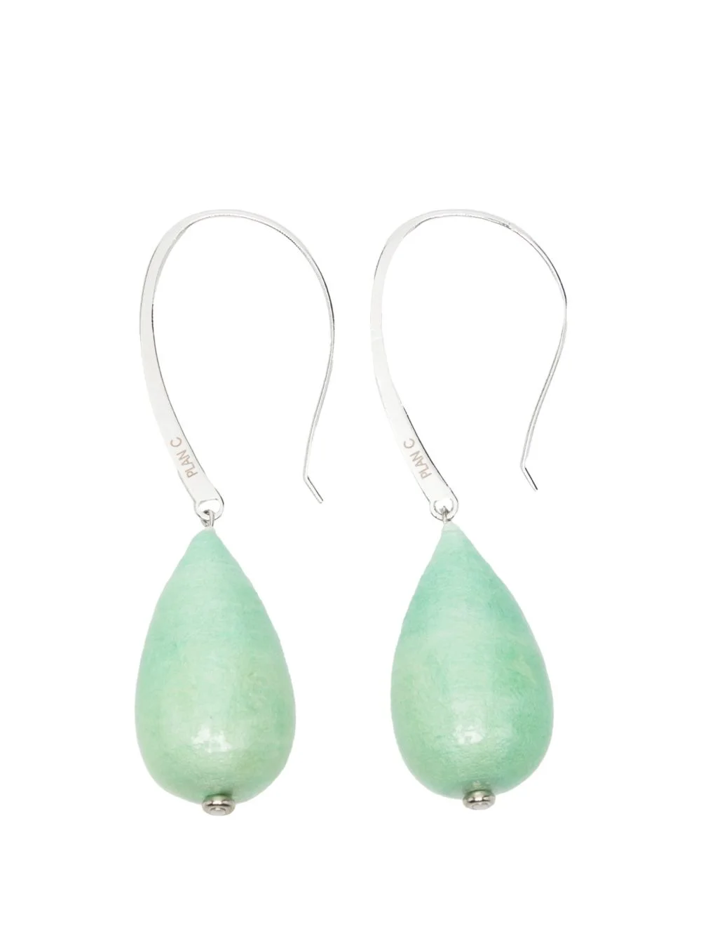 Paper pearl earrings - 1