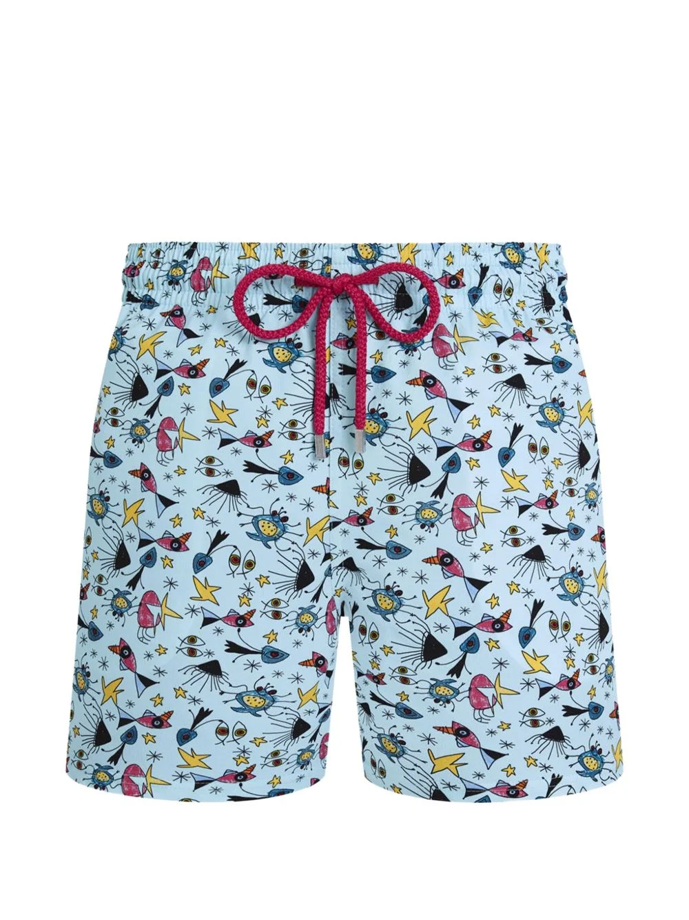 patterned swim shorts - 1