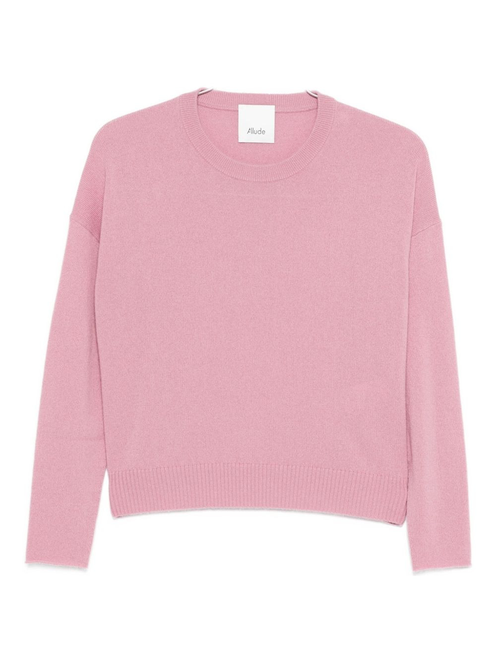 round-neck cashmere sweater - 1