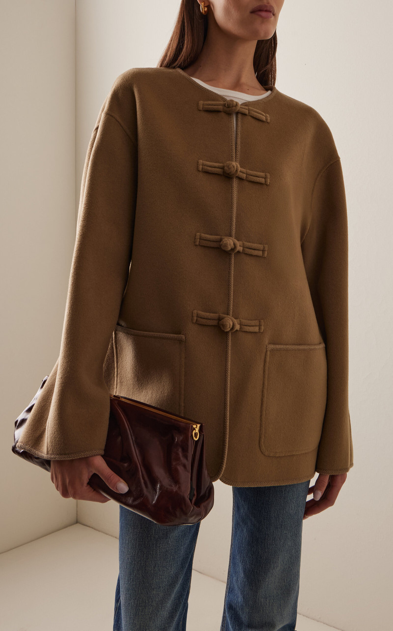 RÓHE Marie Wool Jacket brown outlook