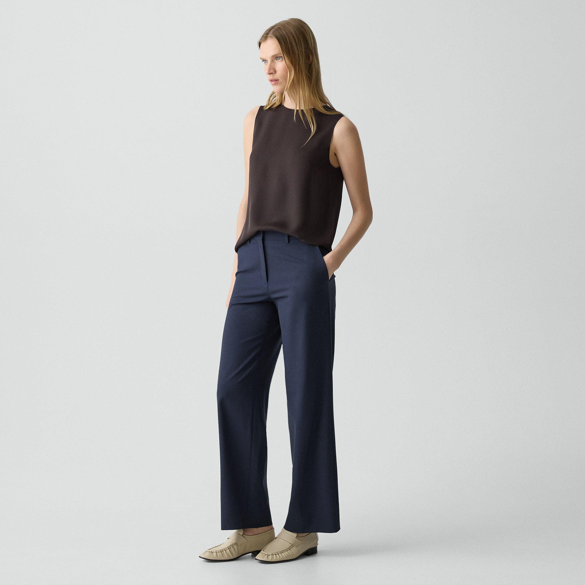 Classic Straight Pant in Good Wool - 3