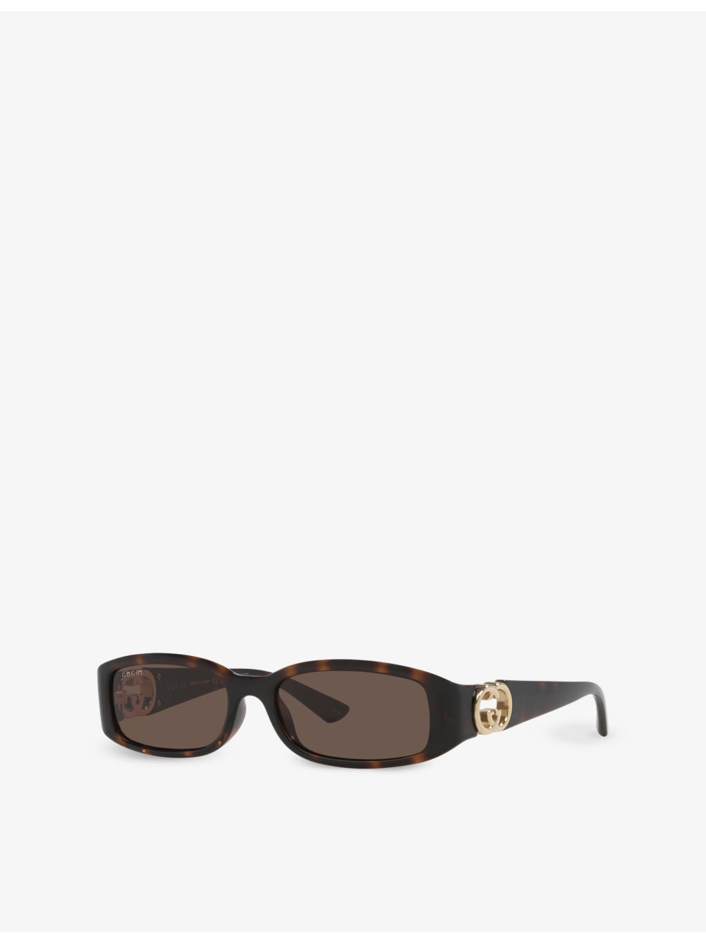 GG1661S square-frame tortoise acetate sunglasses - 2