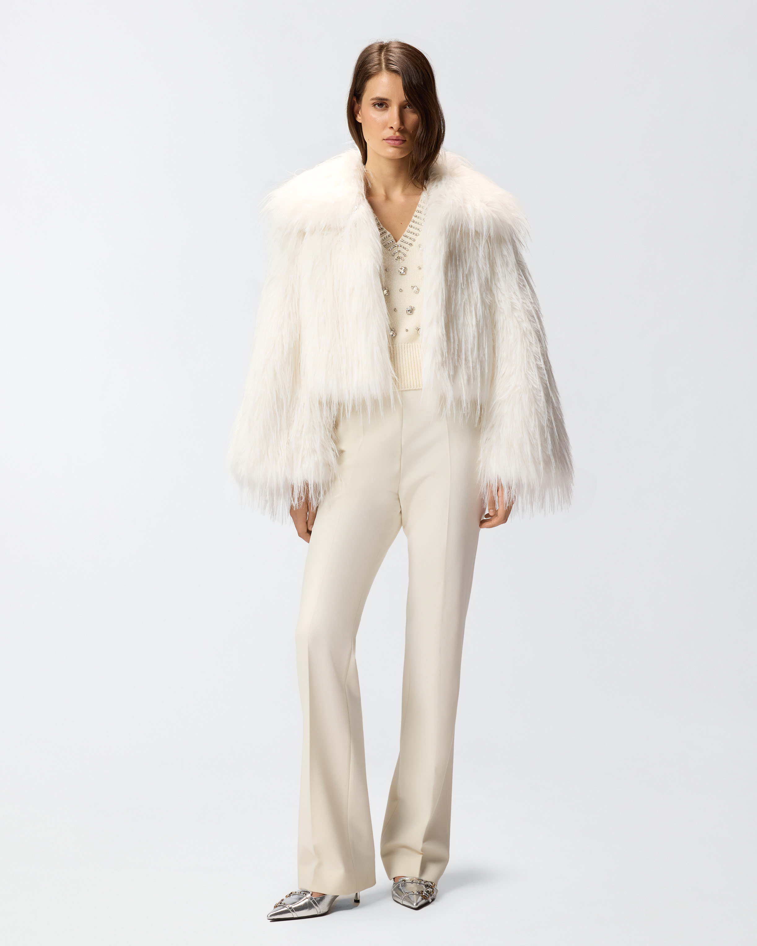 KNIT VEST WITH RHINESTONES - 3
