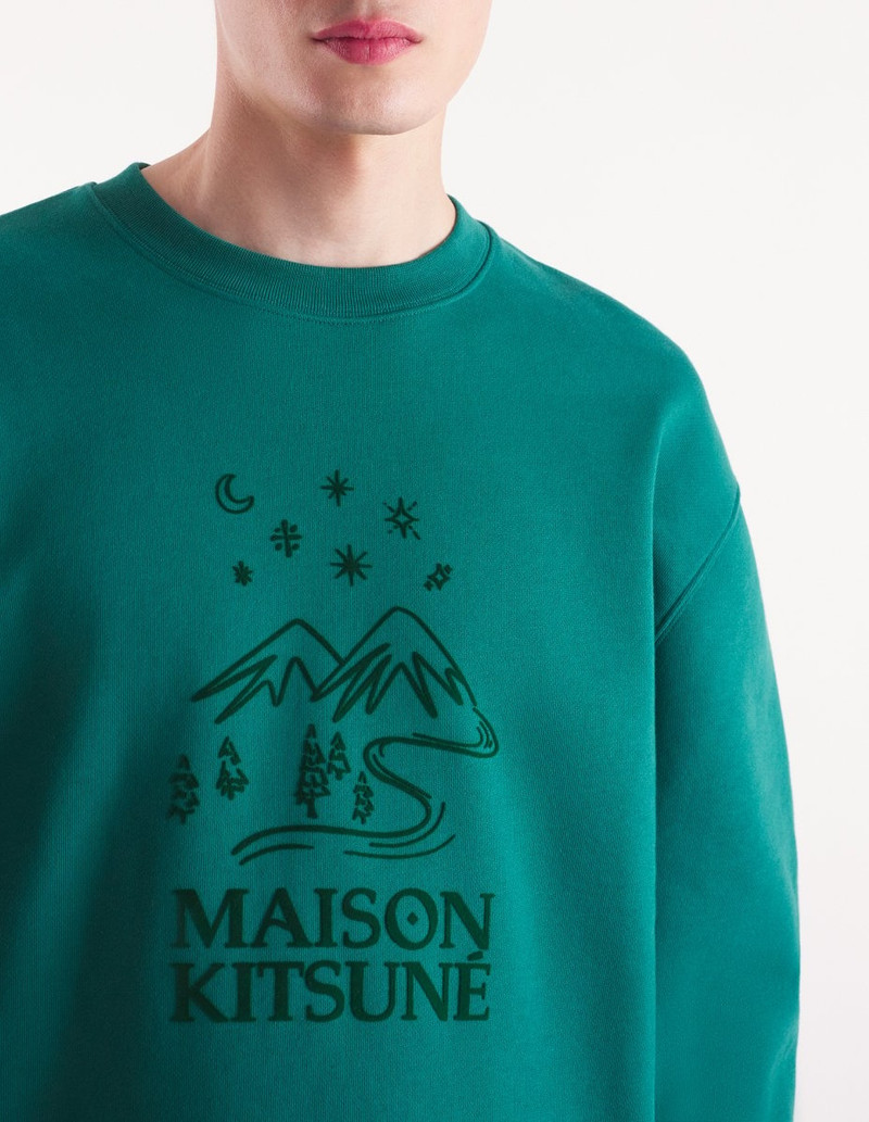 SKETCHED LANDSCAPE COMFORT SWEATSHIRT 4