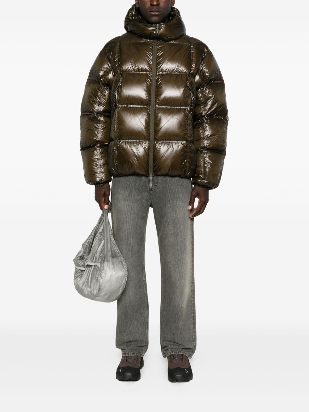 hooded quilted jacket - 2