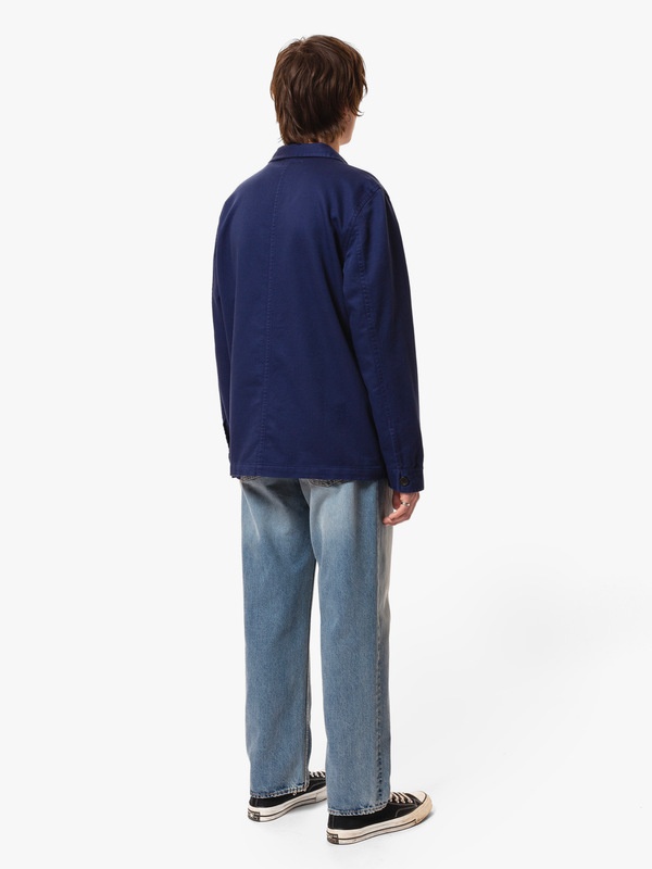 Barney Worker Jacket Mid Blue - 3