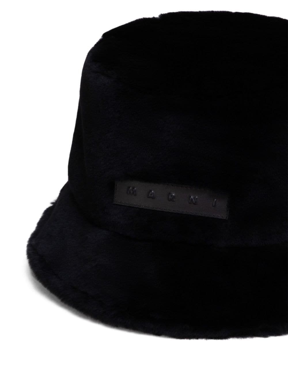 logo-patch bucket hat - 3