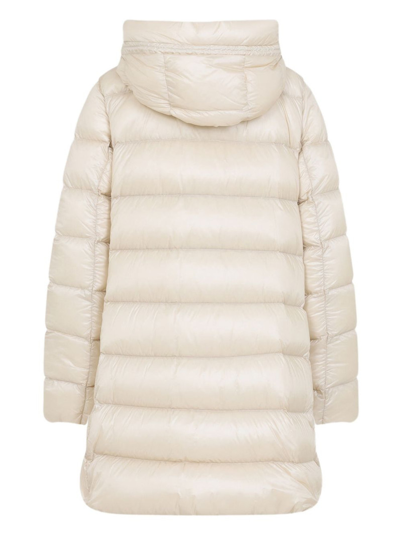 Moncler hooded quilted coat outlook