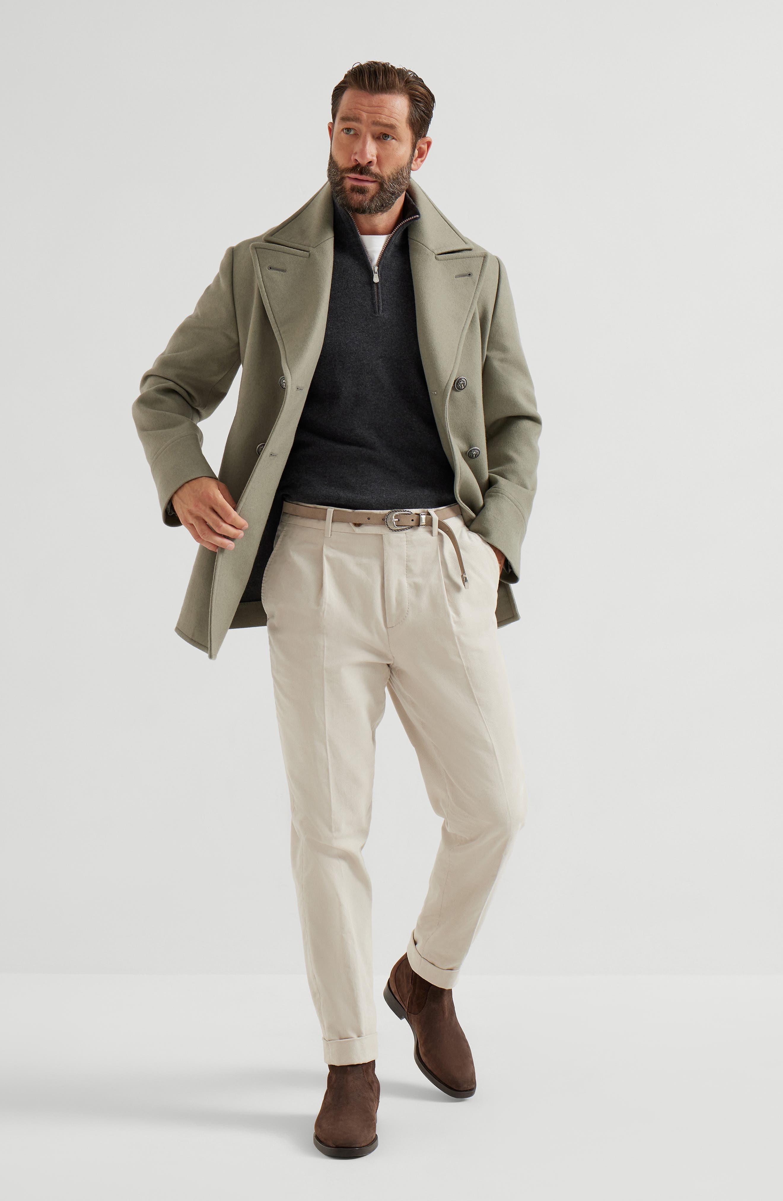 Brunello Cucinelli Cashmere sweater in Charcoal at Nordstrom - 6