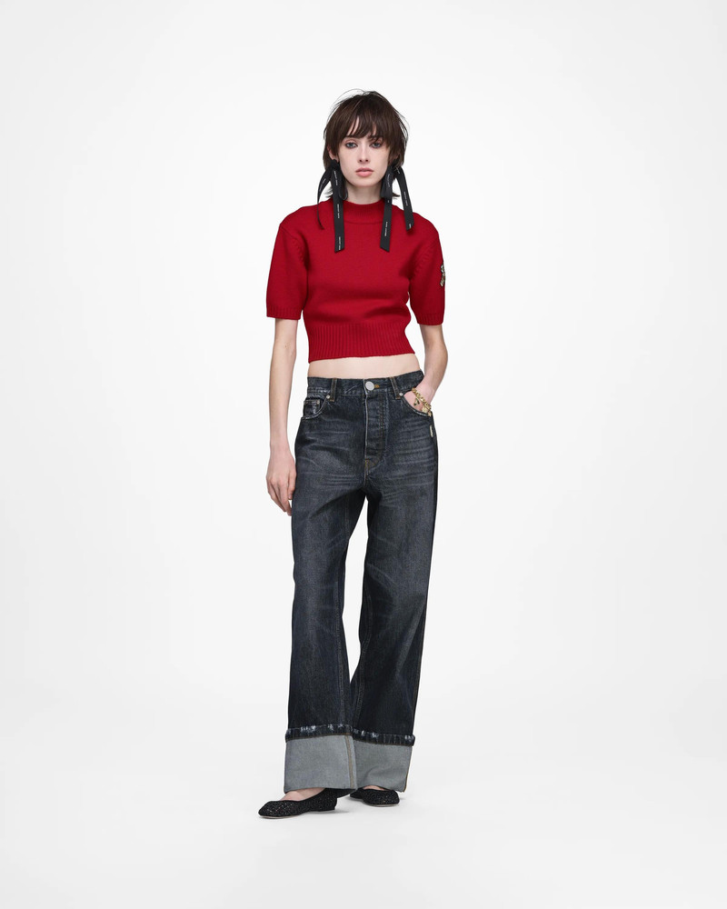 Marc Jacobs TATTOO PATCH MOCK NECK SWEATER outlook