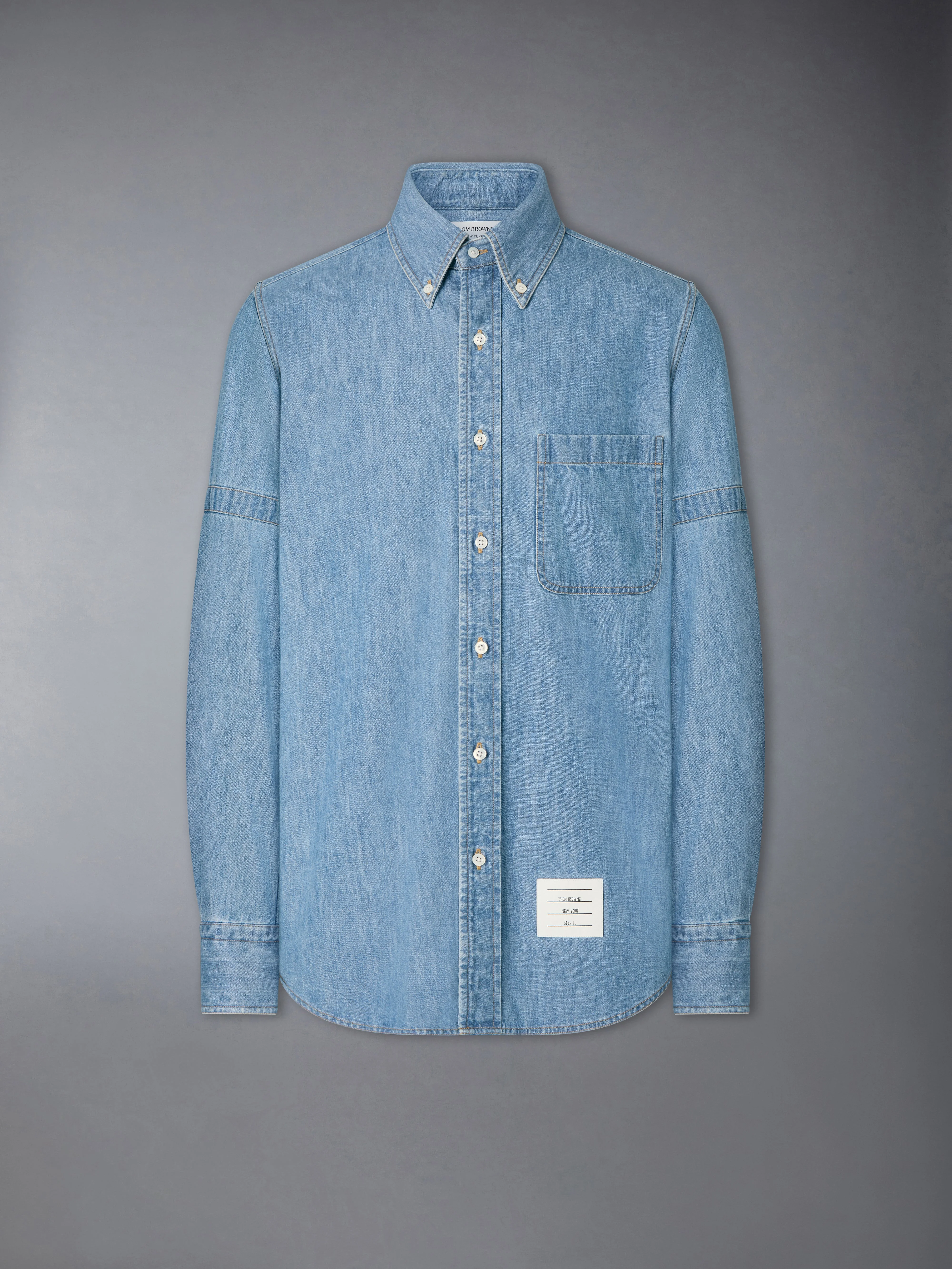 DENIM ARMBAND SHIRT - 1