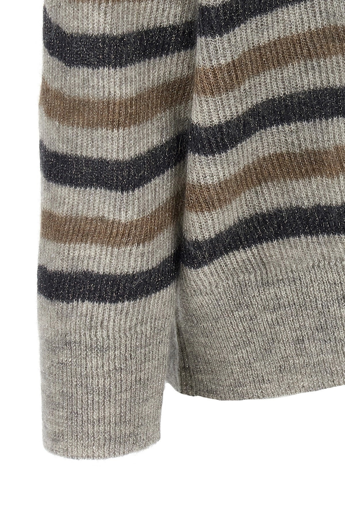 Brunello Cucinelli Women Lurex Wool Cardigan - 4