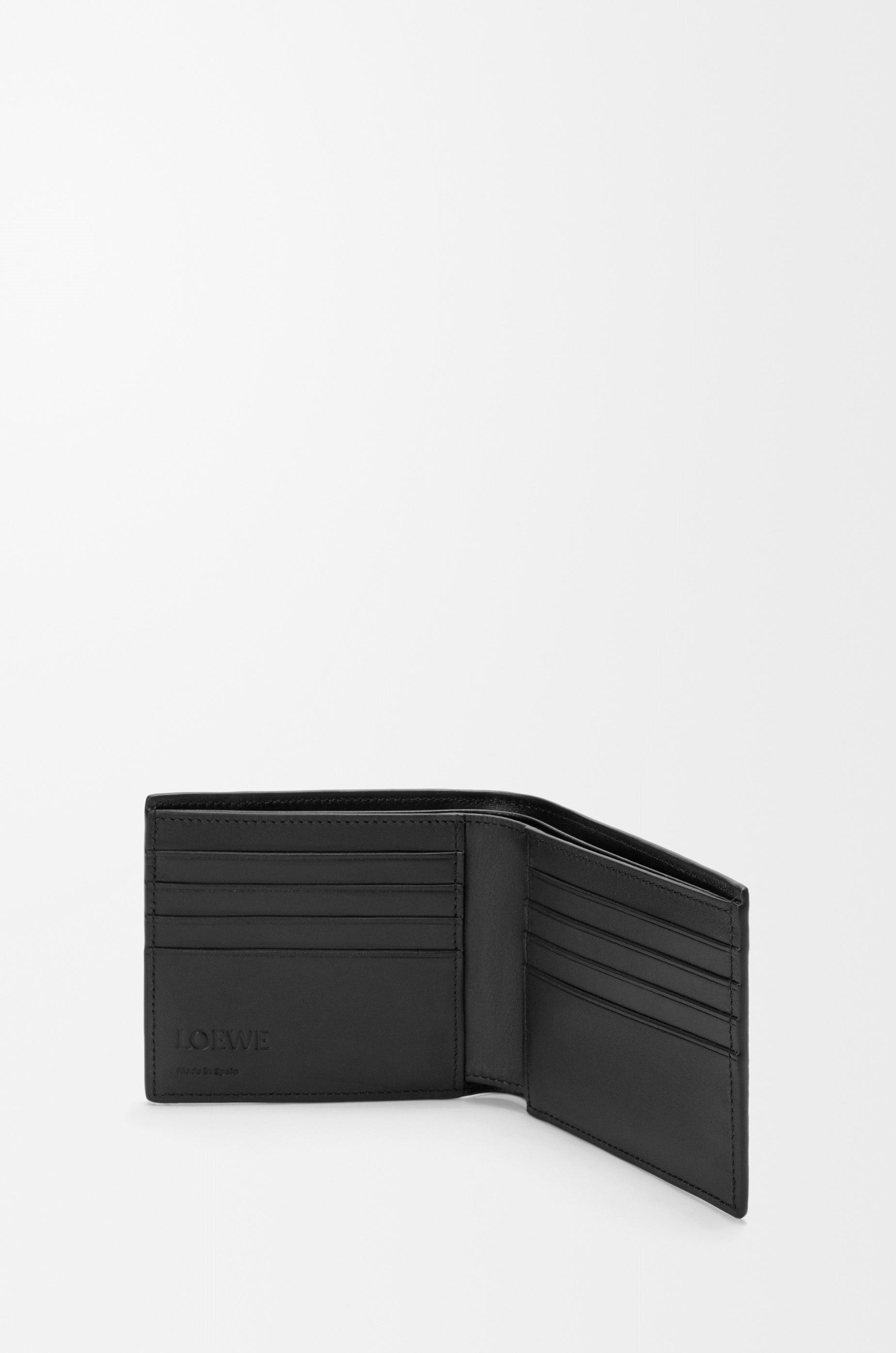 Puzzle bifold wallet in supple grained calfskin - 3