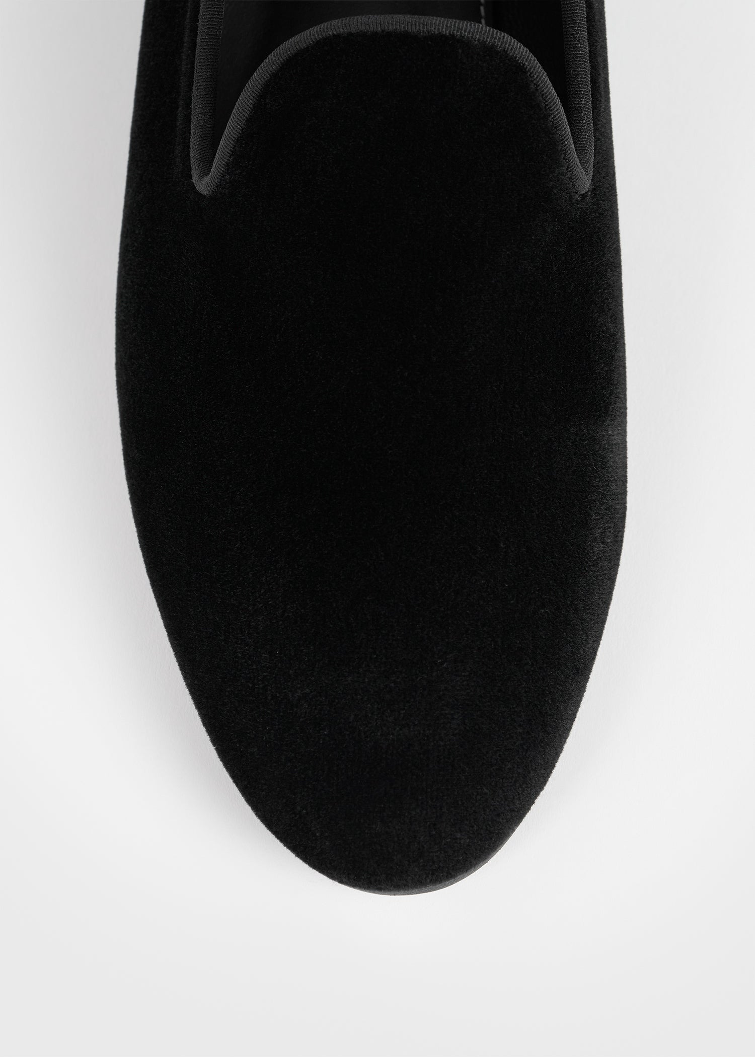 Velvet loafers black - 6