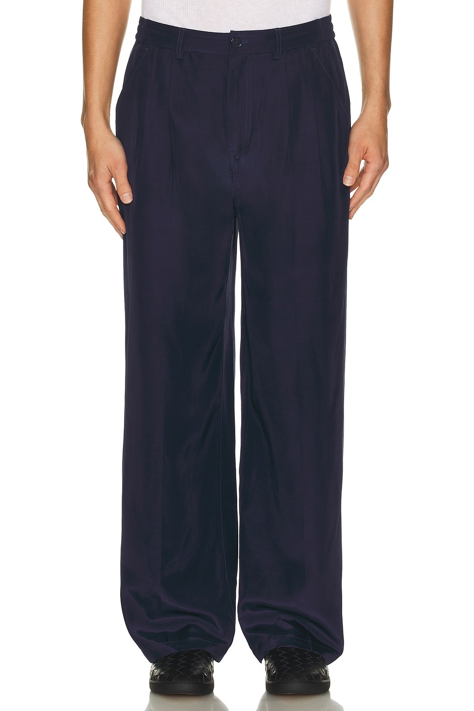 Clyde Cinch Waist Pleated Trouser - 3