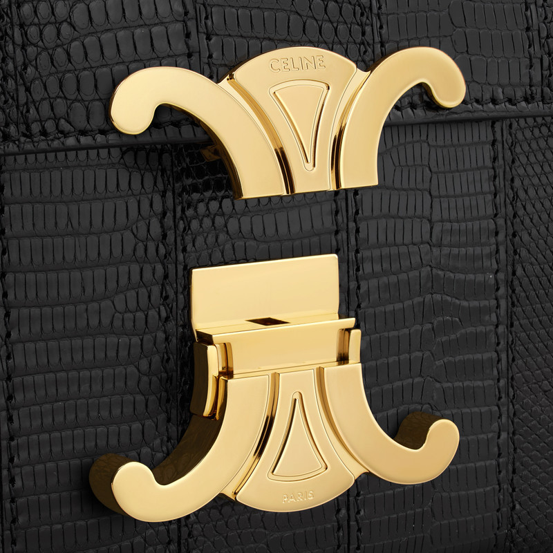 CHAIN SHOULDER BAG CLAUDE in LIZARD PATCHWORK 5