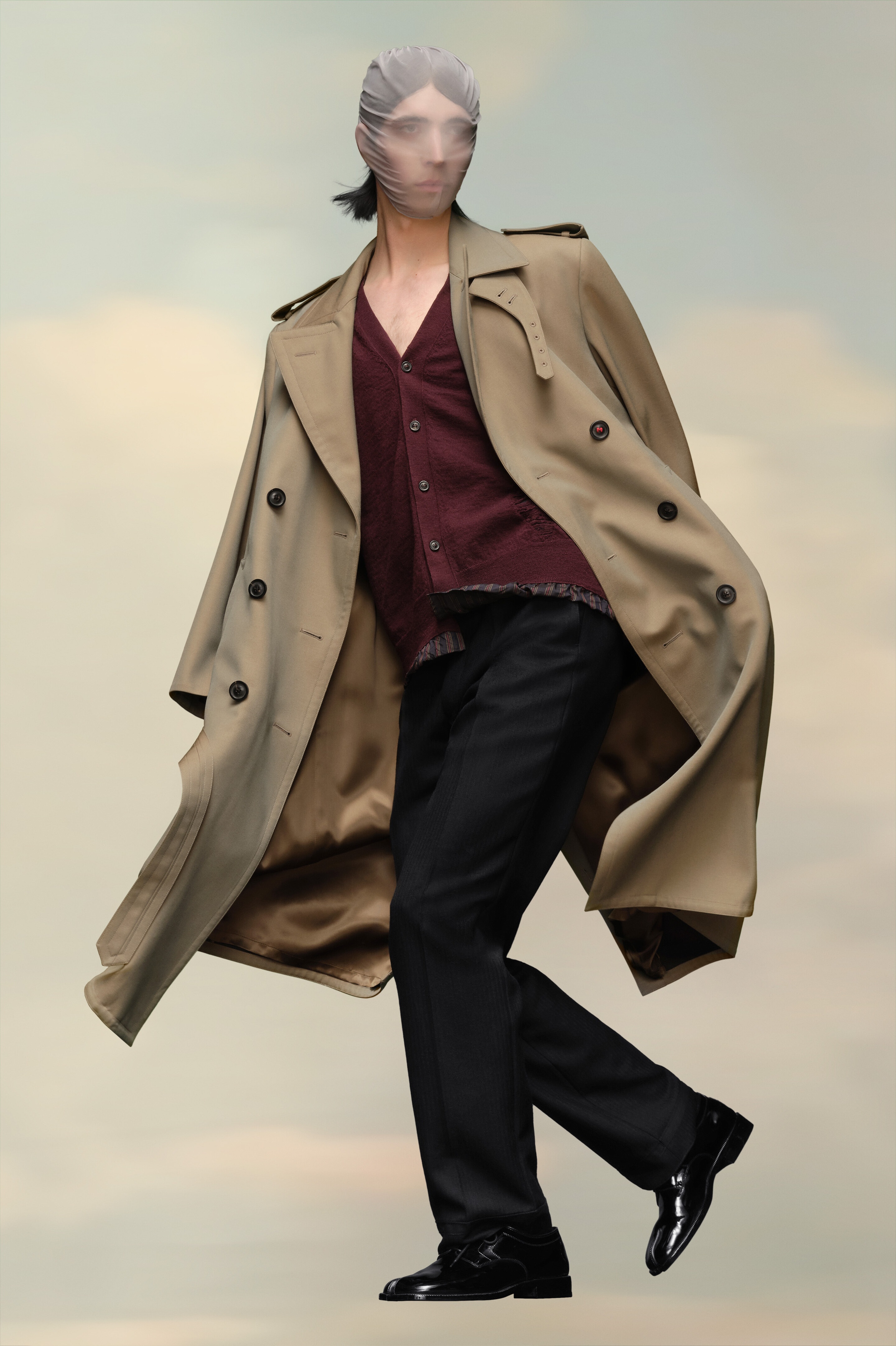 Belted Trench Coat - 2