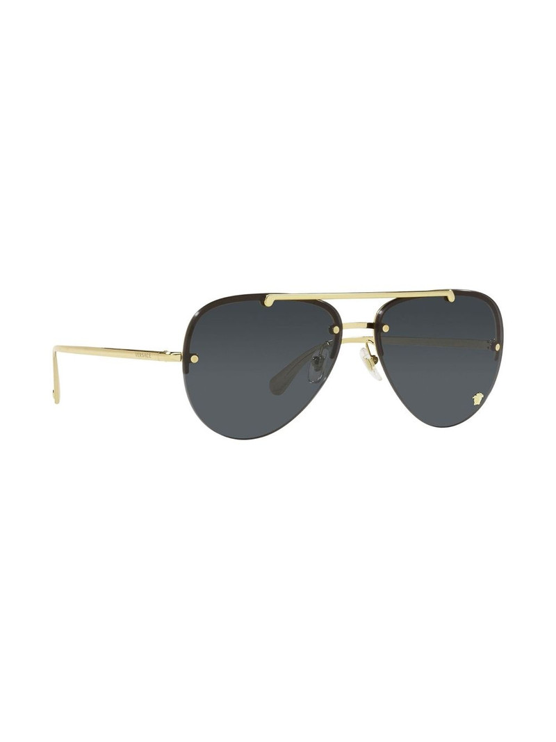 VERSACE Medusa Glam pilot-frame sunglasses outlook