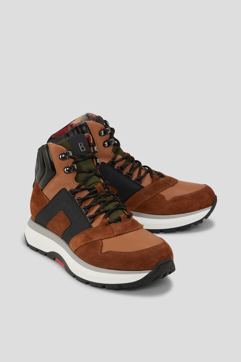 Trondheim low boots with spikes in Brown/Black - 3