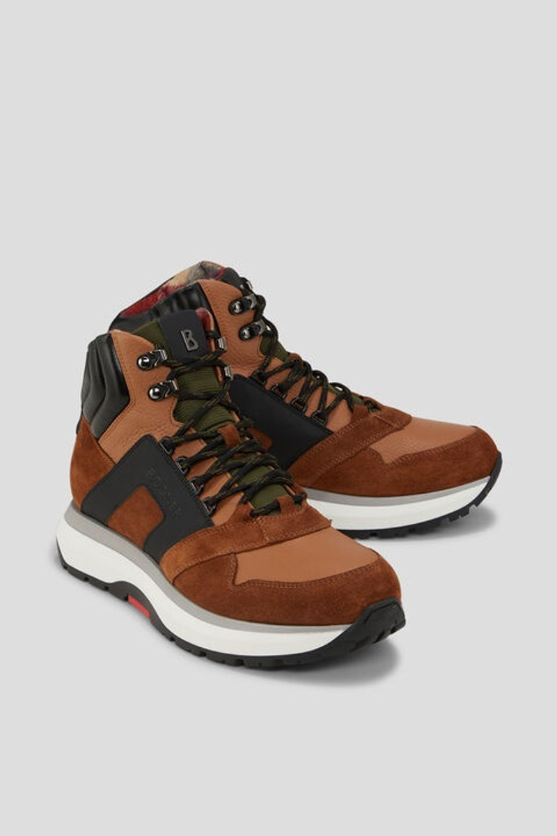 Trondheim low boots with spikes in Brown/Black 3