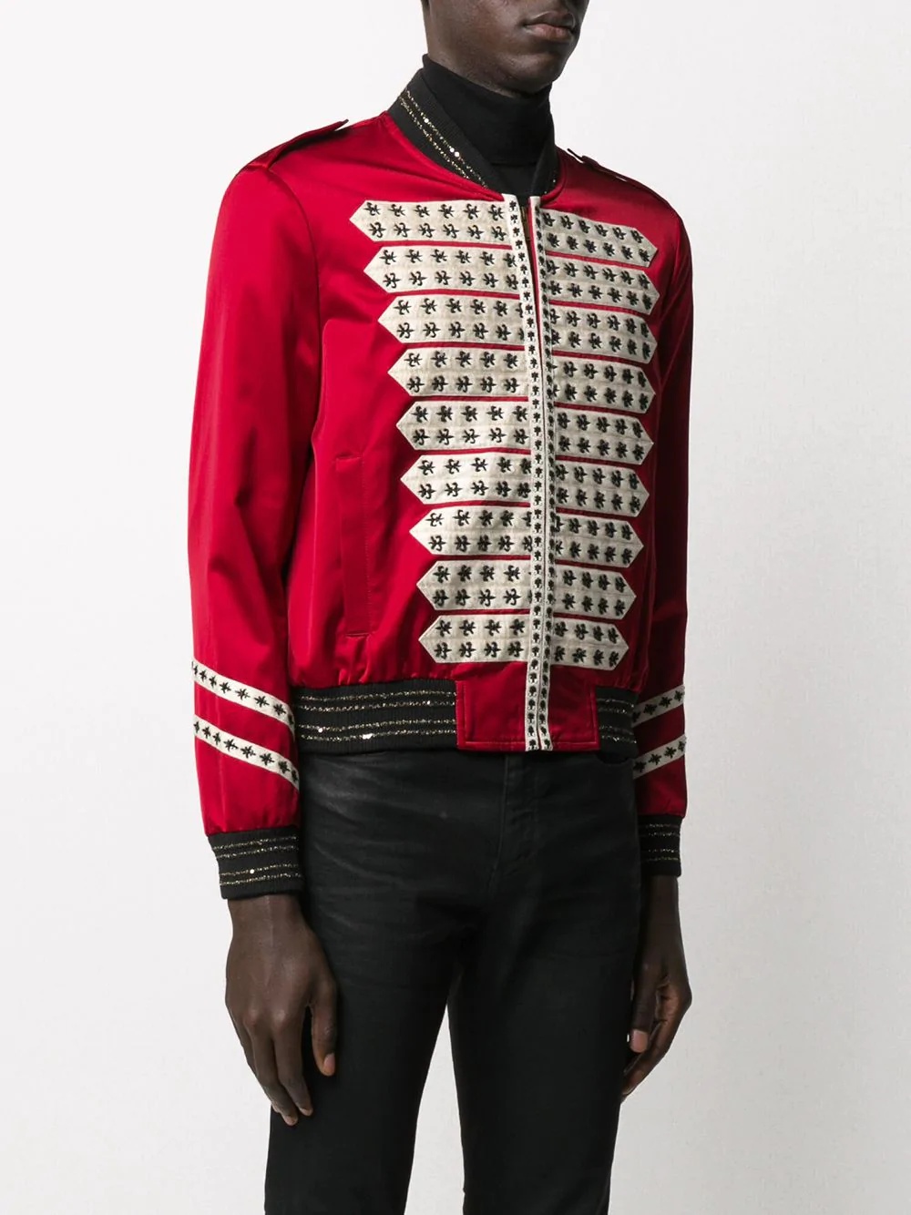 Officer fleur-de-lys bomber jacket - 3