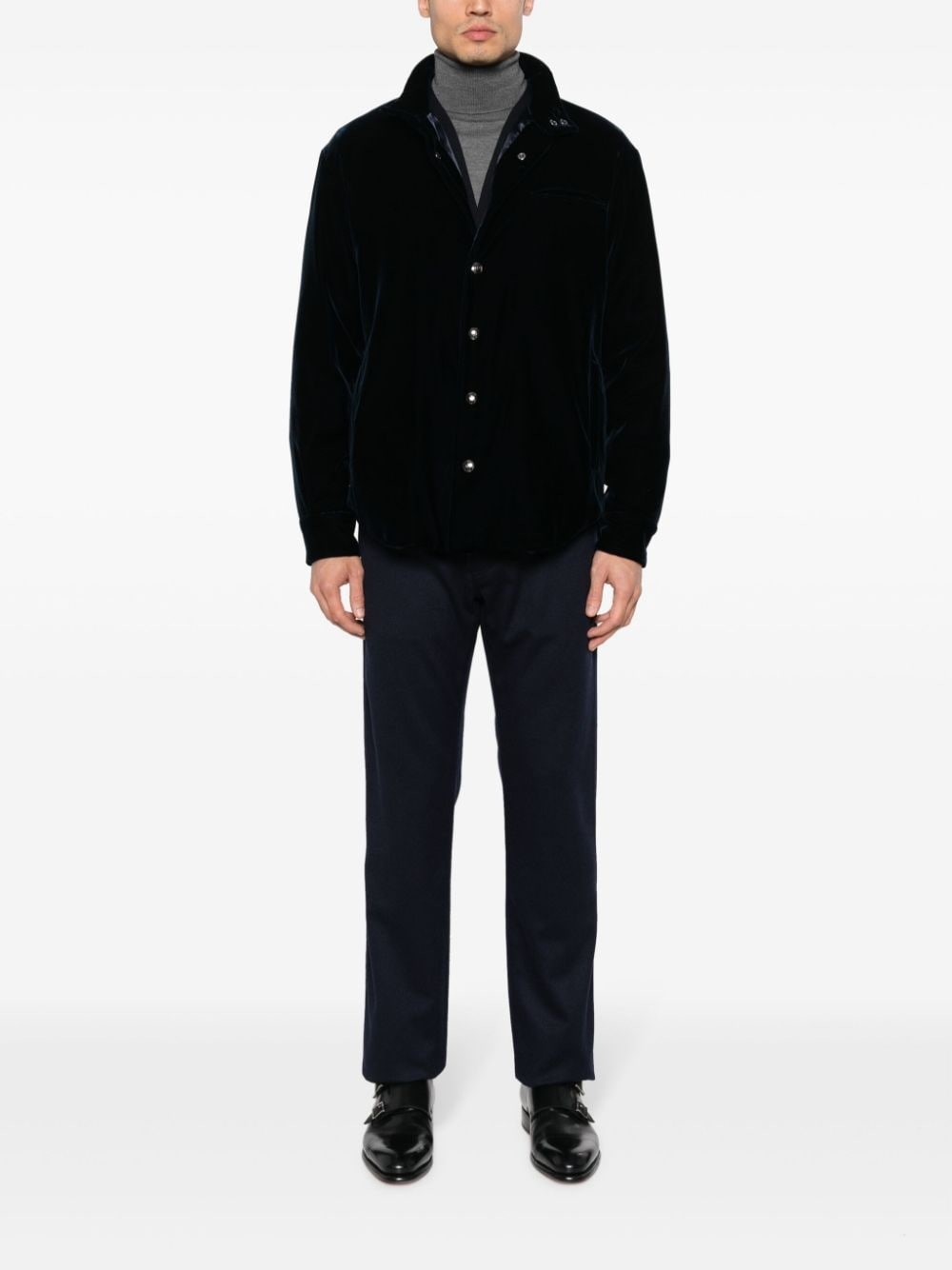 straight-leg cashmere trousers - 2