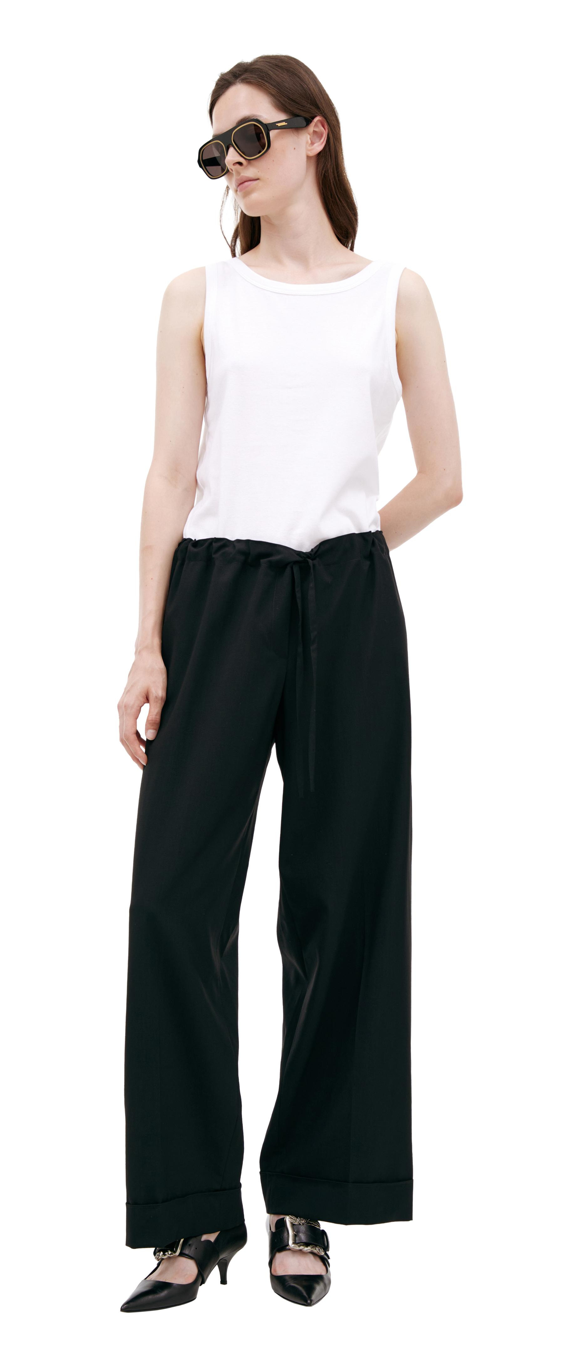 STRAIGHT TROUSERS WITH CREASES - 1