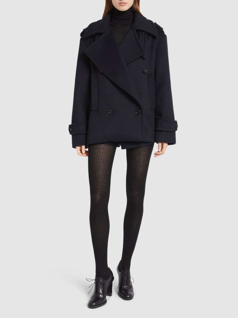 Max Mara Laveno wool & cashmere short coat | luisaviaroma