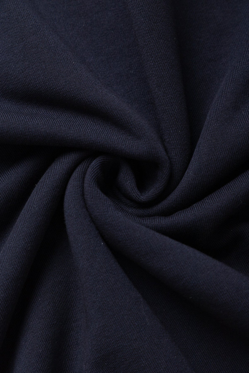 French Terry Binded Neck Raglan - Navy 5