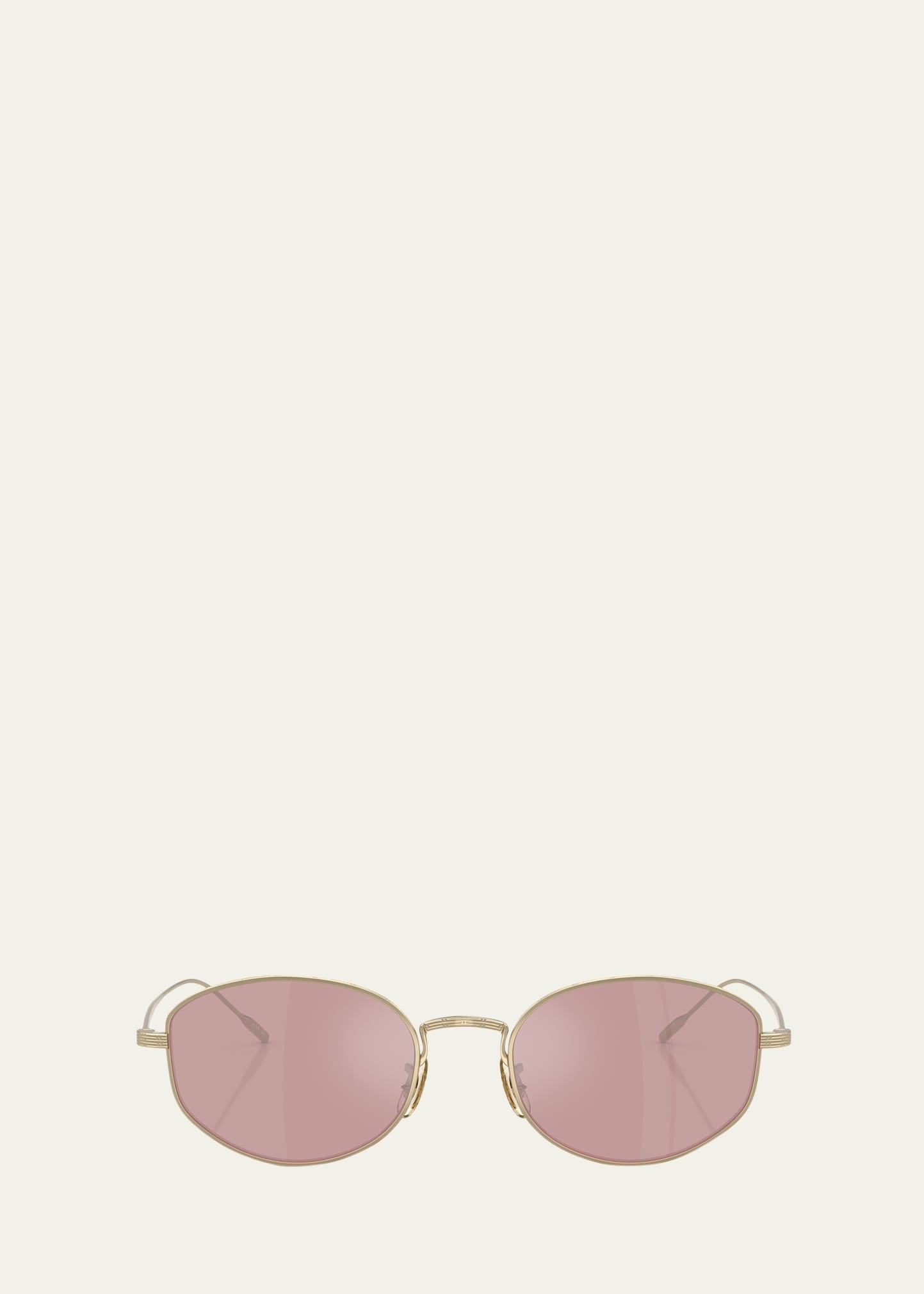 Titanium Oval Sunglasses - 1