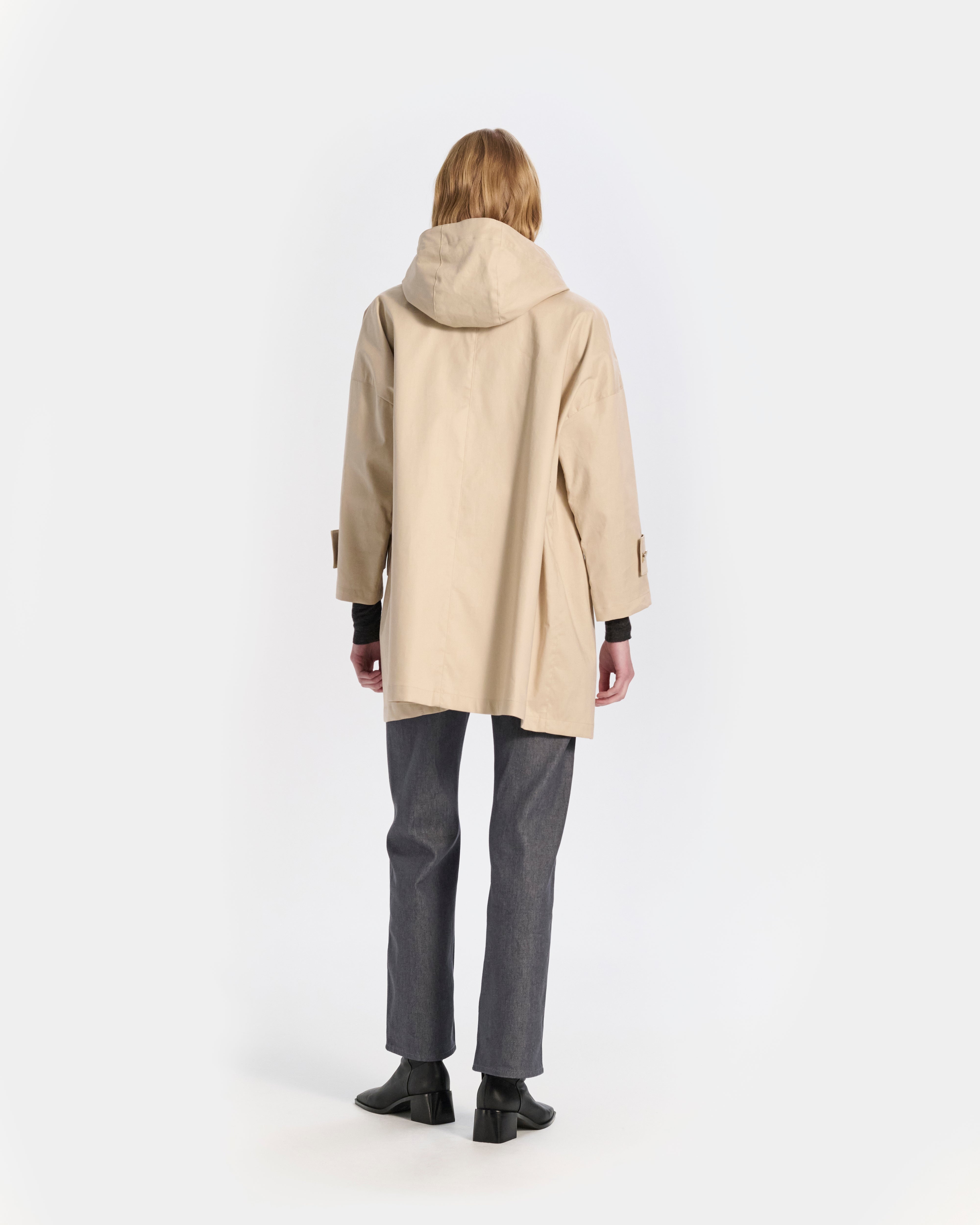 Humbie Raintec Hooded Short Coat - 3