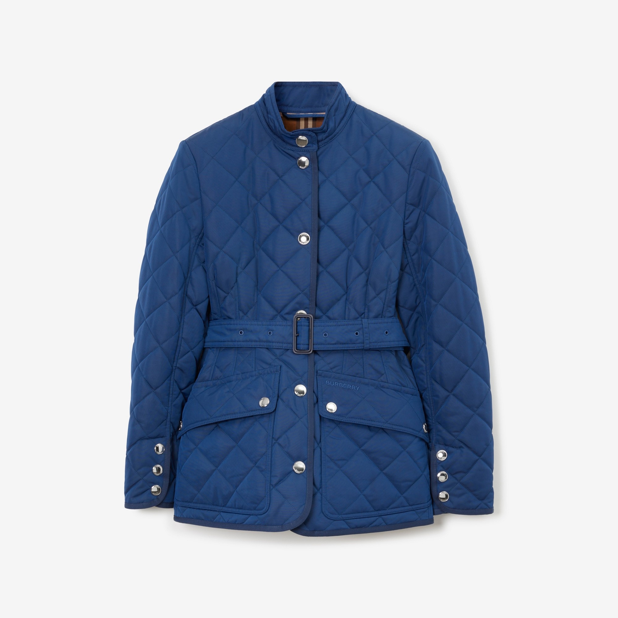 Diamond Quilted Nylon Canvas Jacket - 1