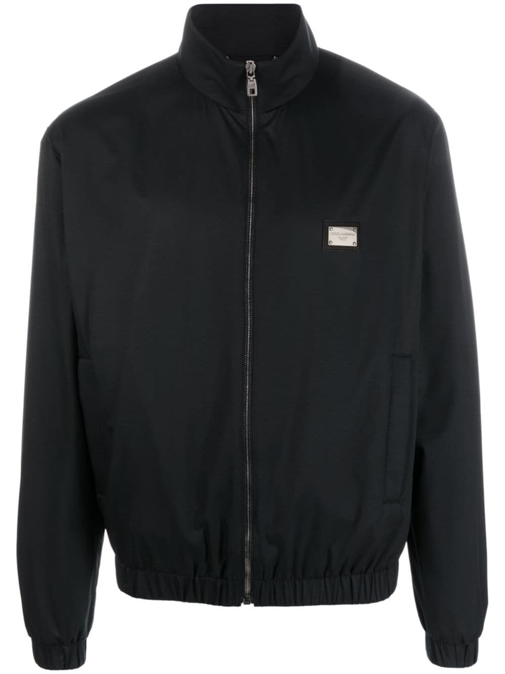 JACKET WITH LOGO PLAQUE - 1