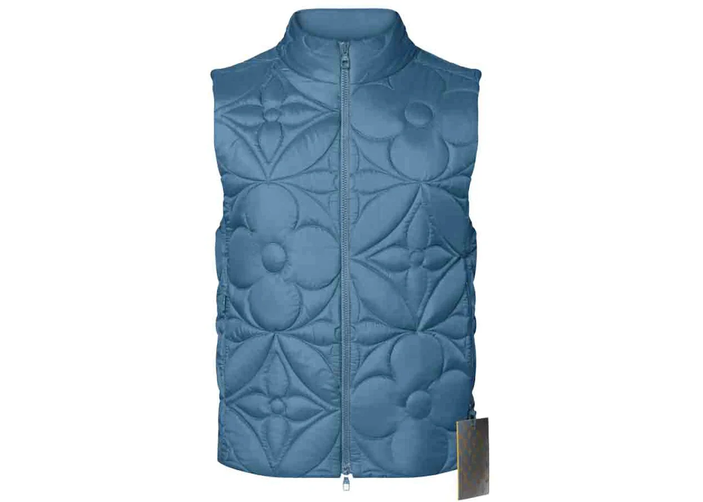 Louis Vuitton LVSE Padded Monogram Flower Gilet Blue - 1