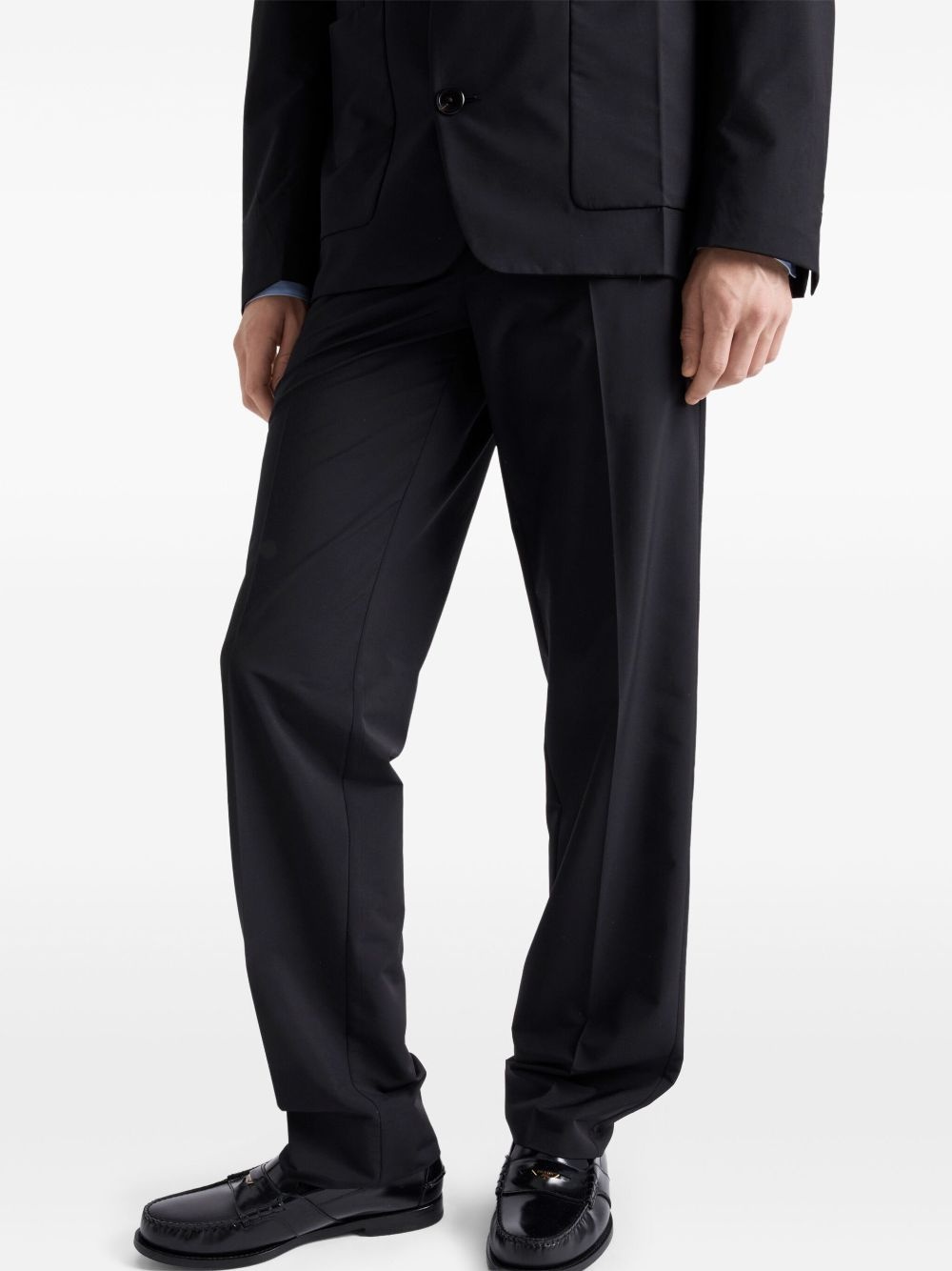 triangle-logo trousers - 4