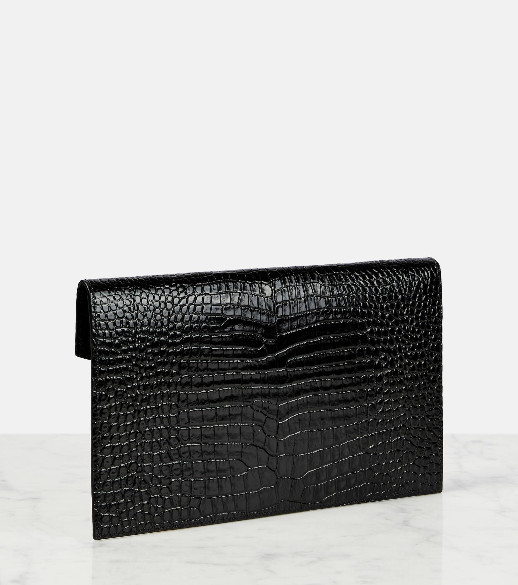 Uptown patent leather clutch - 4