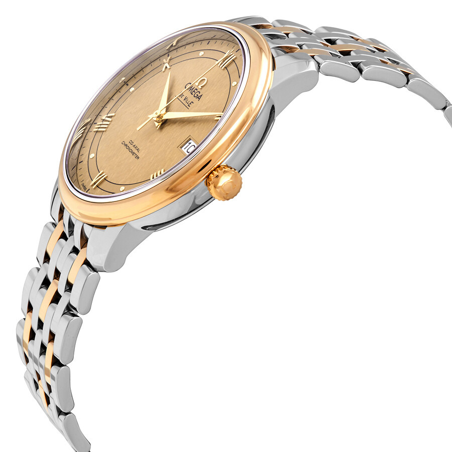 Omega De Ville Yellow Gold Dial Men's Watch 424.20.40.20.08.001 - 2